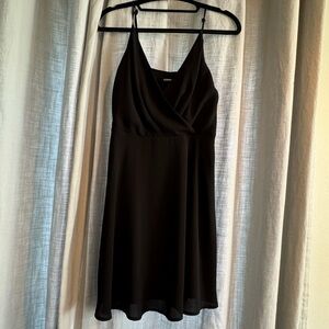 Black cocktail dress